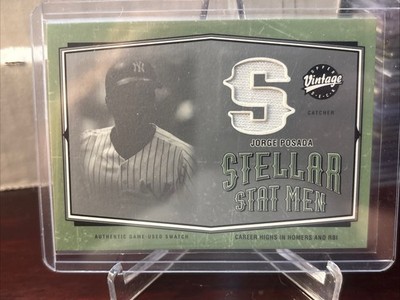 2004 Upper Deck Vintage Stellar Stat Men Jorge Posada #SSM-39