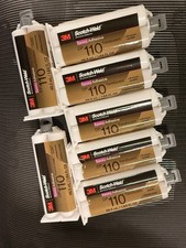3M Scotch-Weld Epoxy Adhesive DP110, Translucent, Lot Of 7 Exp 20 Feb 2027