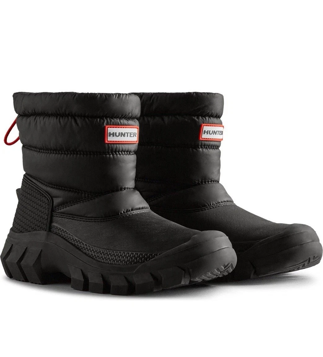 Hunter Intrepid Short Snow Boots Women's Size 7 US Black Insulated Waterproof
Opens in a new window