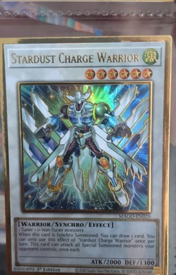 Stardust Charge Warrior MAGO-EN029 Maximum Gold 1st Edition
