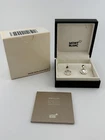Montblanc Turning Star Signet Diamond Earrings 925 Sterling Silver Model 36648