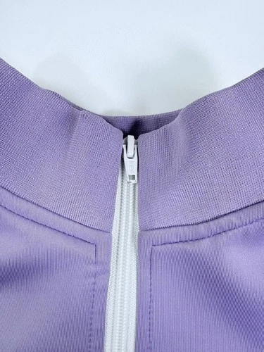 Palm Angels Classic Track Jacket Purple Lilac White Stripe Size L Made in Italy image 3