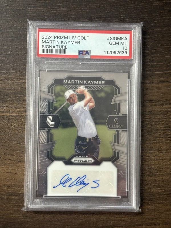 2024 Panini Impeccable Liv Golf Martin Kaymer Rookie Auto PSA 10