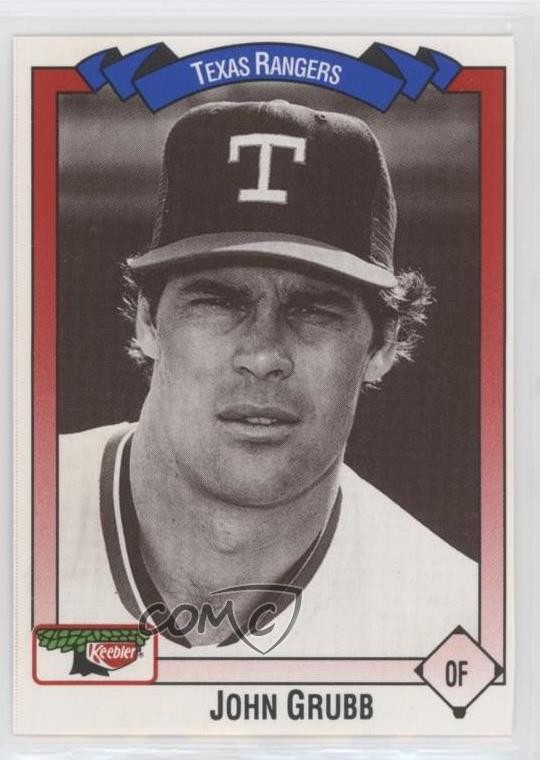 1993 Keebler Texas Rangers John Grubb #165 5sb