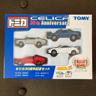 Takara Tomy Tomica Celica 30th Anniversary 4-Car Set with Badges
