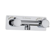 All Metal RV Shower Faucet, Camper Shower Faucet Valve, 4  RV Shower Chrome