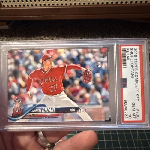 New Listing2018 TOPPS COMPLETE SET RETAIL #700 SHOHEI OHTANI ROOKIE RC PSA 10 GEM MINT