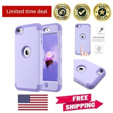 Lightweight Purple iPod Touch Case - Shockproof Protection for 5/6/7 Generations