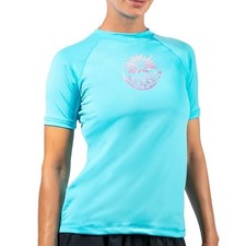 NWT Kanu Serenity Aqua Rashguard Swim Top UPF 50  Large