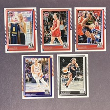 Caitlin Clark A’ja Wilson WNBA Panini Donruss Net Marvels 10 Card Lot 