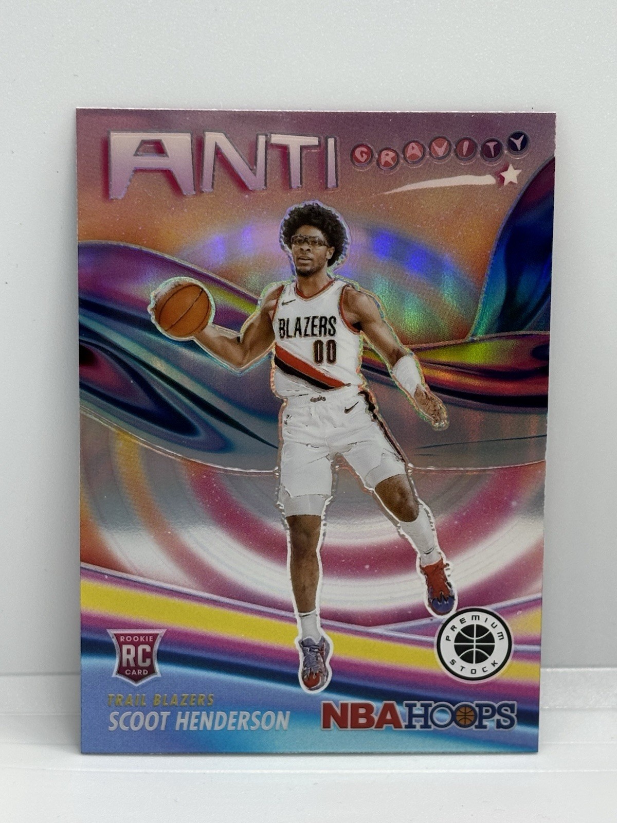 2023-24 Panini Hoops Premium Stock Scoot Henderson Anti-Gravity #9 Silver Prizm
