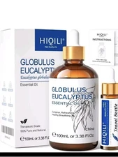 eucalyptus essential oil 100%pure Natural 100ml 3.38oz Hiqili 2pack