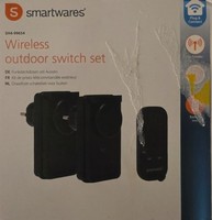 Smartwares SH4-99654 Funk Steckdosen 2Er Set FüR DraußEn Mit Fernbedienung