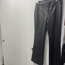 Ralph Lauren Black Leather pants size 8