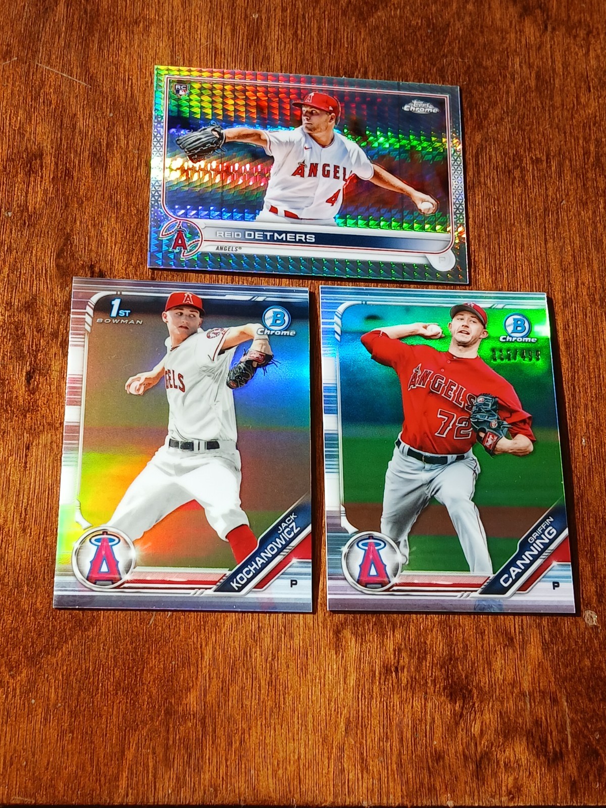Ohtani Trout Pujols LOT x67 Bowman RC /50 Refractor Topps Chrome AUTO Angels MLB view 6