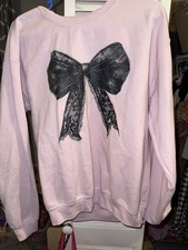 Women  s Bow Sweatshirt M