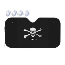 Toyota Car Size S Windshield Front Window Sun Shade Cover Visor Uv Black