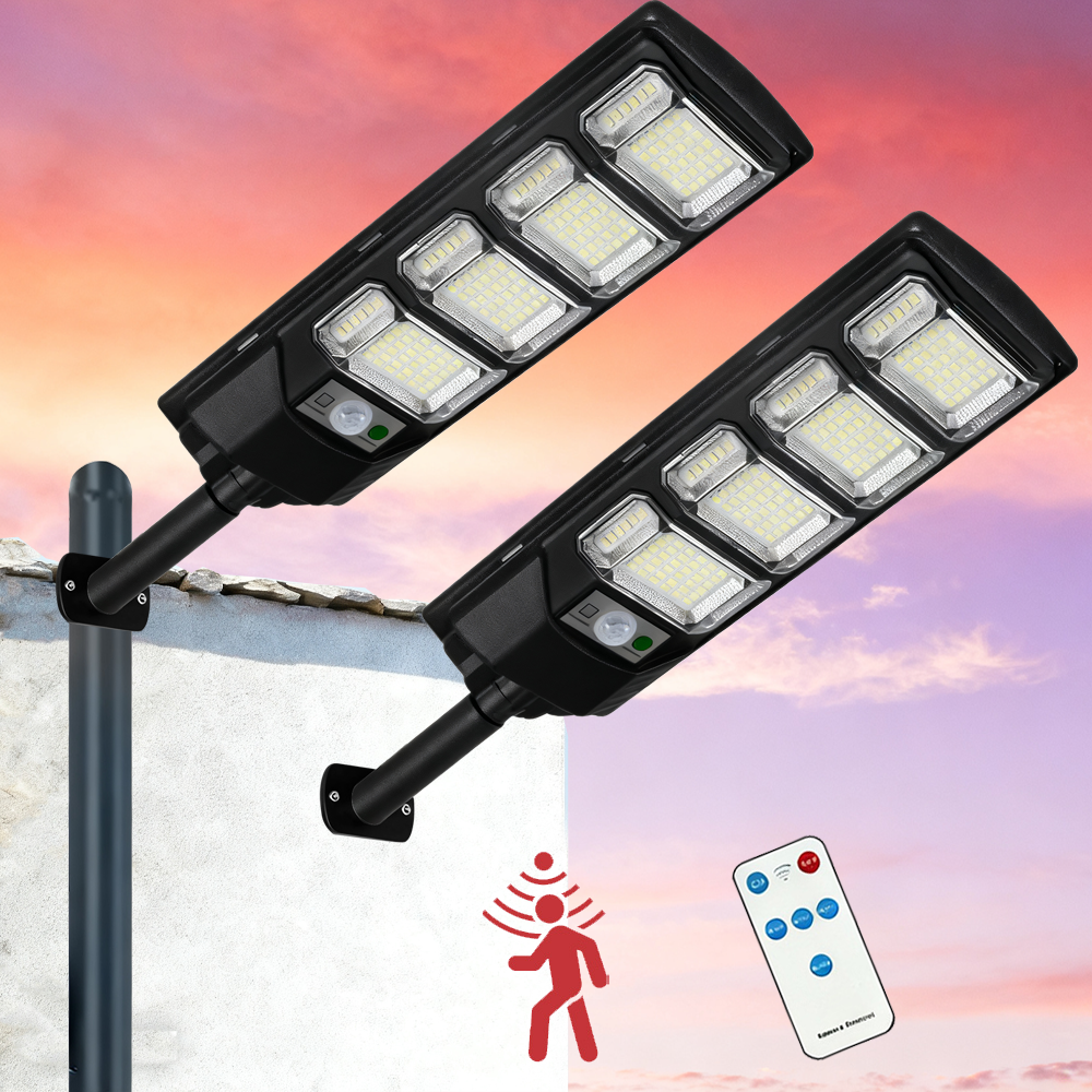 Commercial 1000000LM LED Outdoor Dusk to Dawn Solar Street Light Road Area Lamp