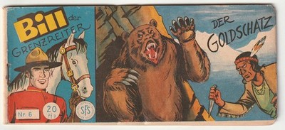   BILL DER GRENZREITER #6 Der Goldschatz, Lehning PICCOLO-COMIC Z3