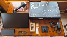 Wacom Cintiq Pro 27" 4K Monitor with Mount Arm Many Accessories