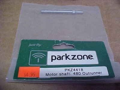 PARKZONE PKZ4418 = MOTOR SHAFT: 480 OUTRUNNER (NEW)