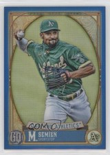 2021 Topps Gypsy Queen Box Topper Chrome Blue Refractor 8/99 Marcus Semien 0b9t