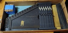 Oscur Schmidt Circa 1920 Auto Harp wSplit Wood; Still Functions New Strings 35 