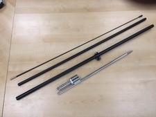 12 Foot Feather Flag Pole Set For A 8 Foot-10 Foot Flag Black