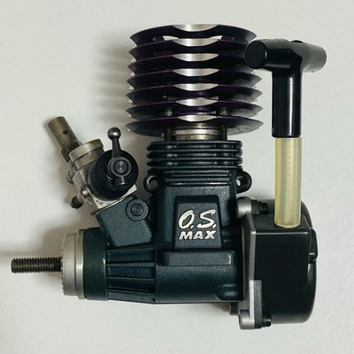 O.S. MAX 12CV-RX Limited Edition Purple Head RC Engine – Rare 10C