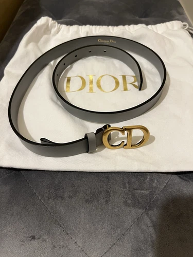 Ceinture de selle femme Dior 20 mm grise longu cm neuve très bon état