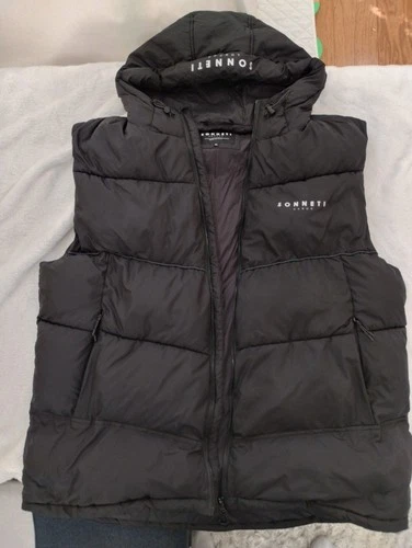 Men's XL SONNETI LONDON Puffer Vest - product listing photo