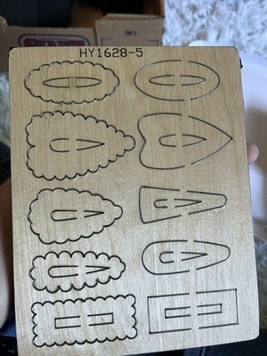 Steel Cut Wooden Die Cut Cutting Die Bow Die Cut Snap Clip Cover Die Cut