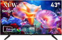43 Inch Full HD Smart TV, D-LED Backlight Television, Borderless Design,Hdmi USB