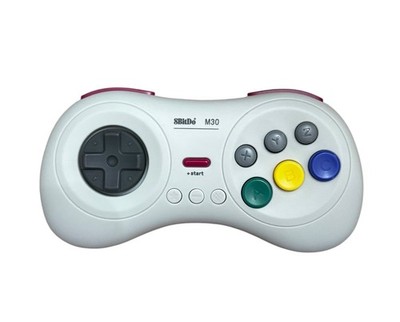 8BitDo M30 Bluetooth Controller White Switch PC Android Mac Steam