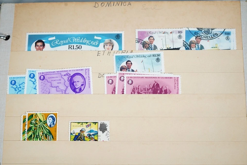 BRITISH COMMONWEALTH COLLECTION OF 1,900+ STAMPS MINT & USED IN ALBUM - Image 2 of 4