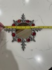 Leaded glass with glass shards artist mirror. — photo 7