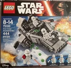 75100 First order Snowspeeder Star Wars Lego Set, 444 Pieces, Brand New, Sealed