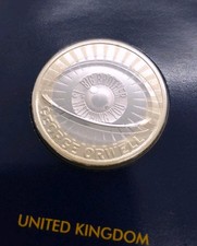 2025 - George Orwell- UK - £2 Two Pound BUNC Coin -Westminster  Carded - Available on eBay