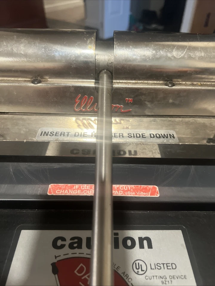 Ellison XL Letter Machine Cutting Device #9z17 And Tool Kit - Image 3 of 4