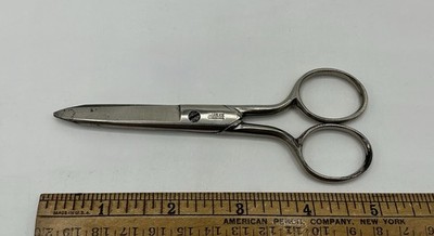 Vtg Case XX Sewing Scissors Shears 5'' Long 2  Blade Made In USA Snips Sharp