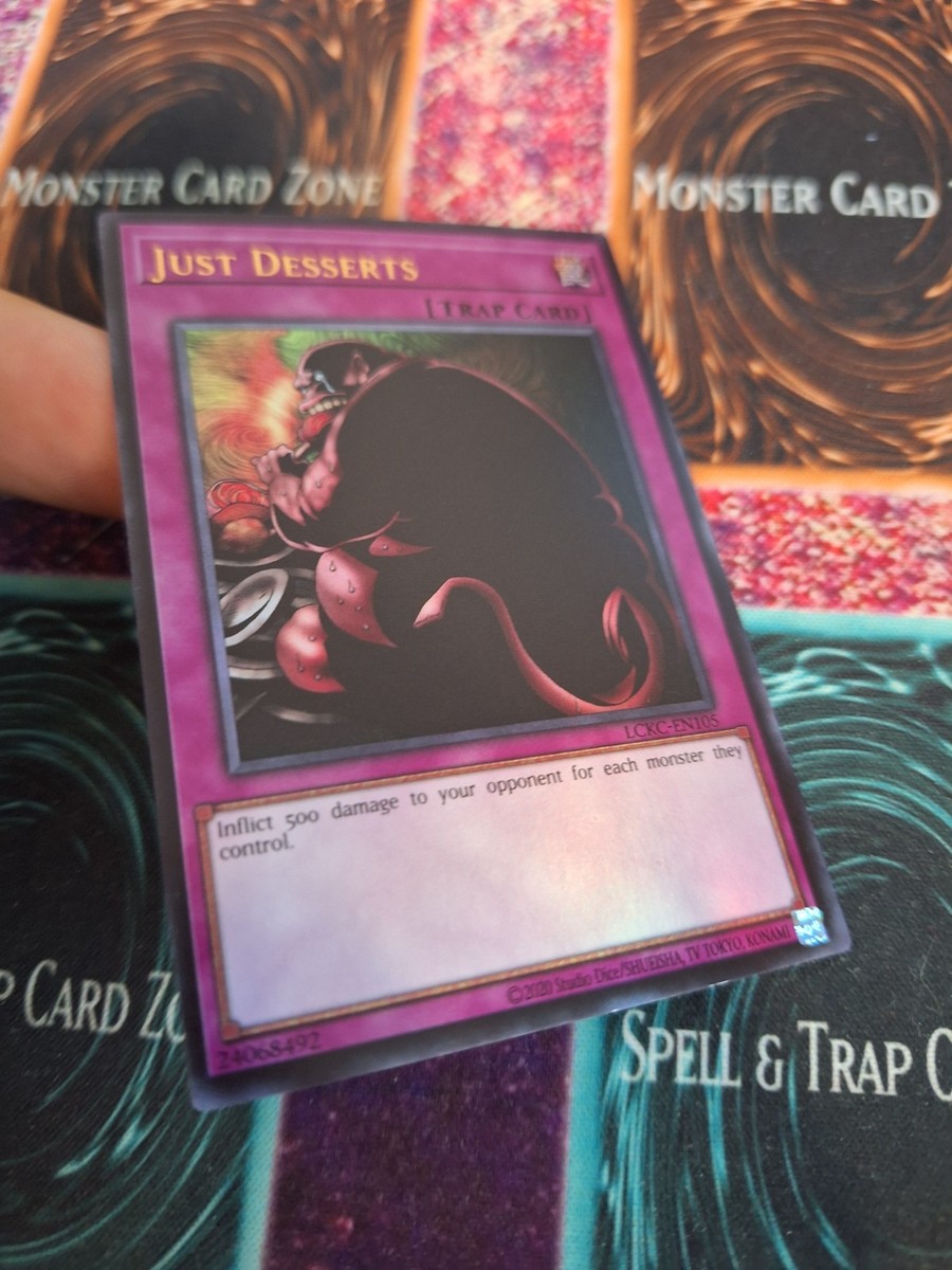 Yugioh Just Desserts LCKC-EN105 Ultra Rare Unlimited Near Mint | eBay