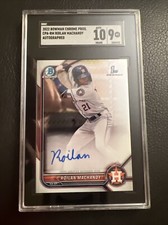 ROILAN MACHANDY 2022 Bowman Chrome 1st Prospect Auto #CPA-RM SGC 10/9 Mint