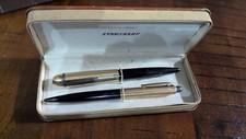 Beautiful 1940's DECO style set of Skyline pen/pencil in sales box