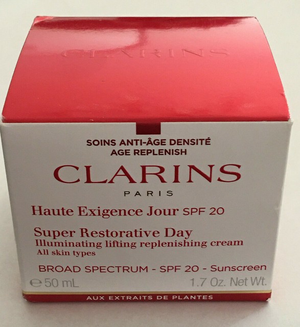 clarins super restorative day cream spf 20