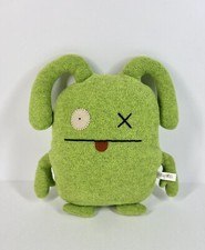 Original Ugly Dolls OX Plush Pillow 12" Green Monster Bunny 2004