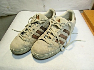adidas tan suede trainers