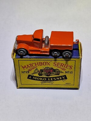 Moko Lesney Matchbox - 15a Diamond T Prime Mover - nahezu neuwertig, sehr gute Box