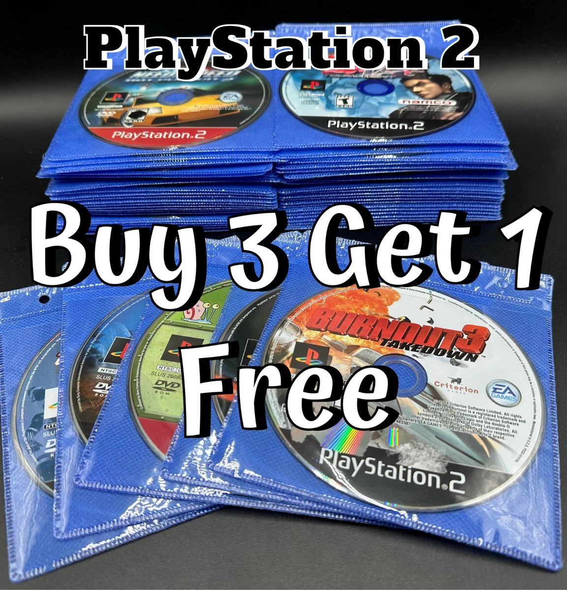 11 Playstation 2 PS2 game lot. Disc Only tested works !! Reads and plays