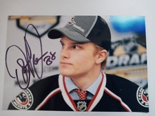 Oscar Dansk Columbus Blue Jackets 4x6 Photo Signed Autograph Signature NHL Draft
