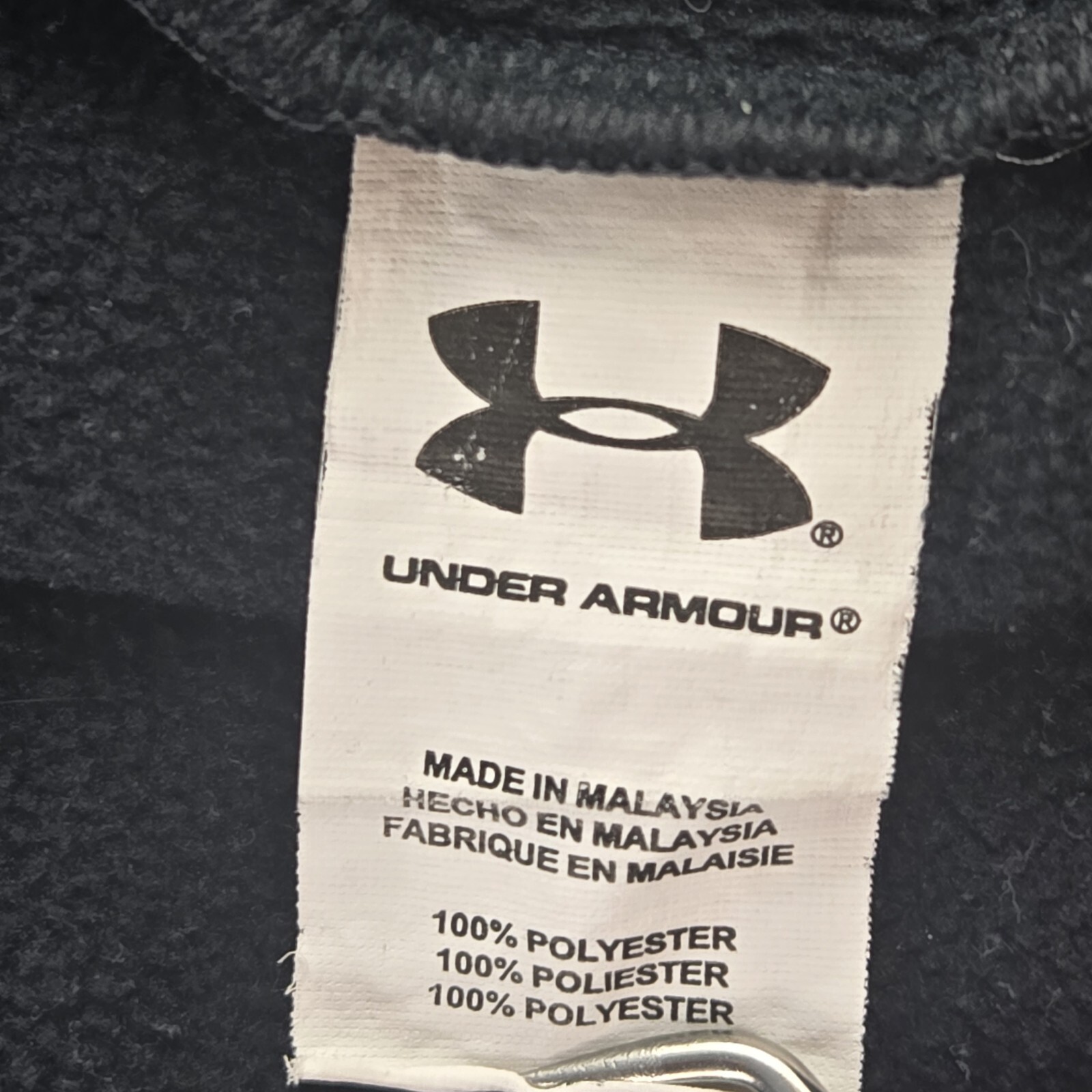 Under Armour Youth Size 6 Black Camo Long Sleeve Full Zip Hoodie 27F5421301 thumbnail 6